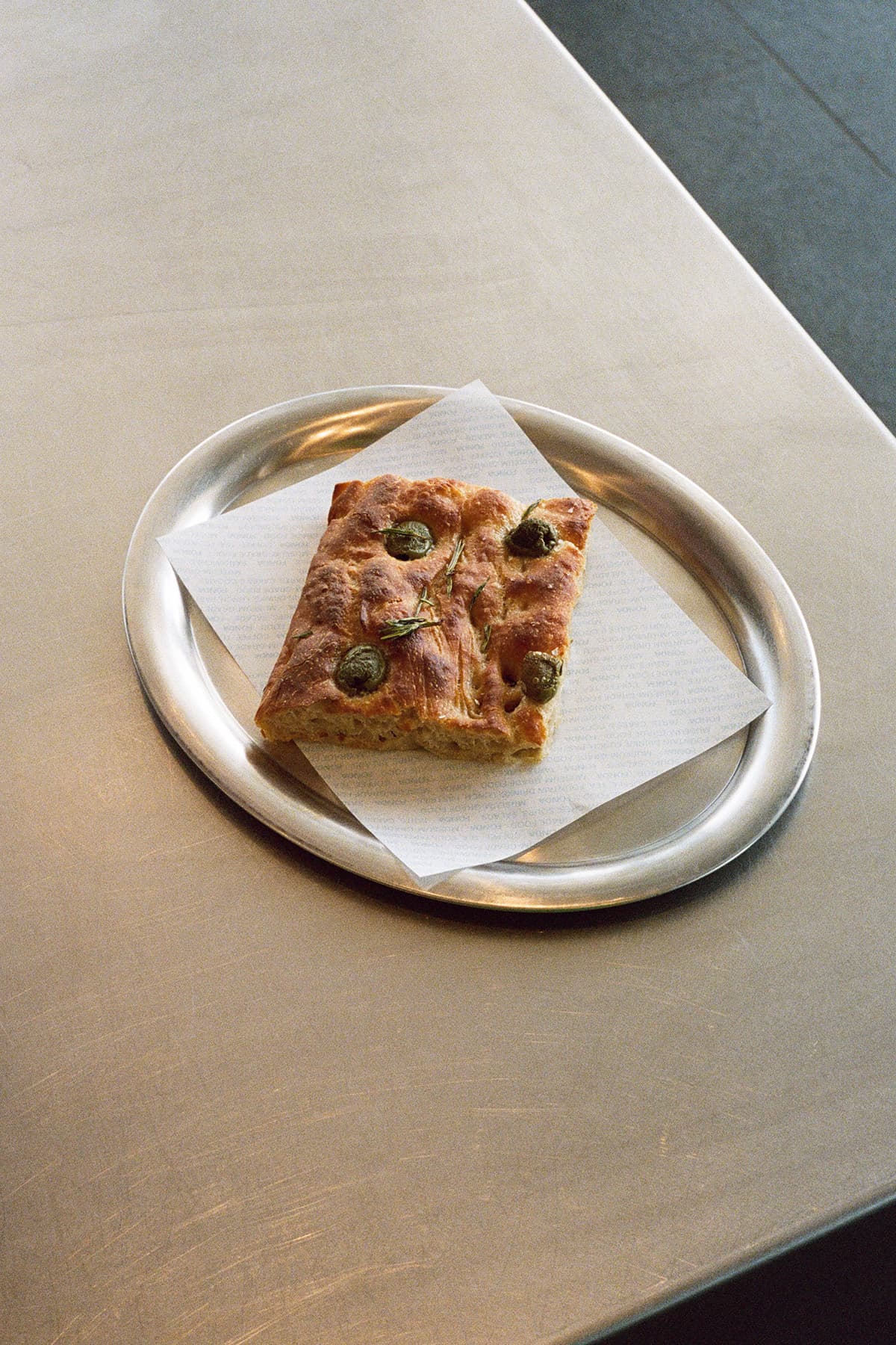 Focaccia exclusively available at Fonda Bar
