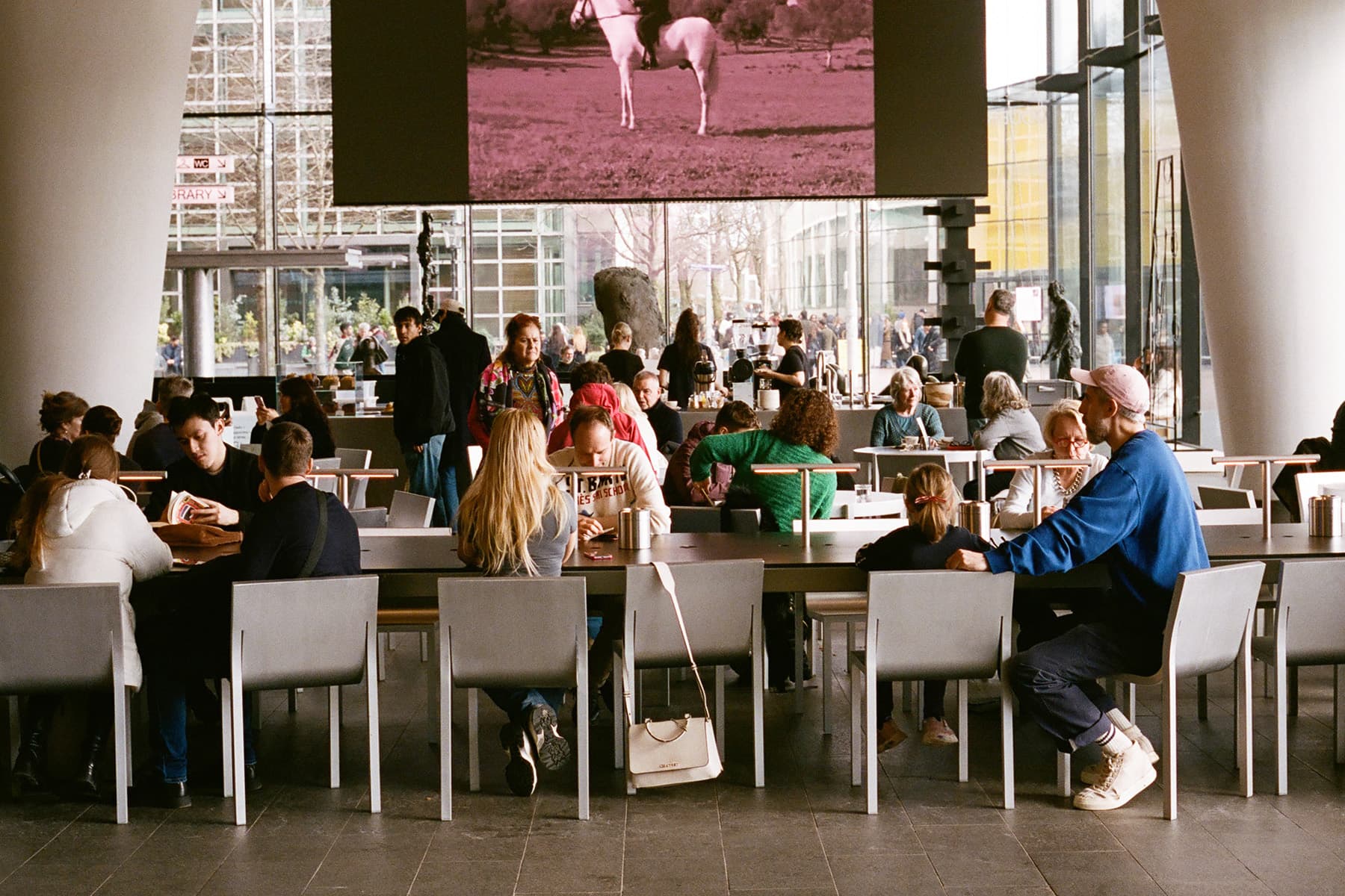 Fonda Bar in the entrance hall of the museum