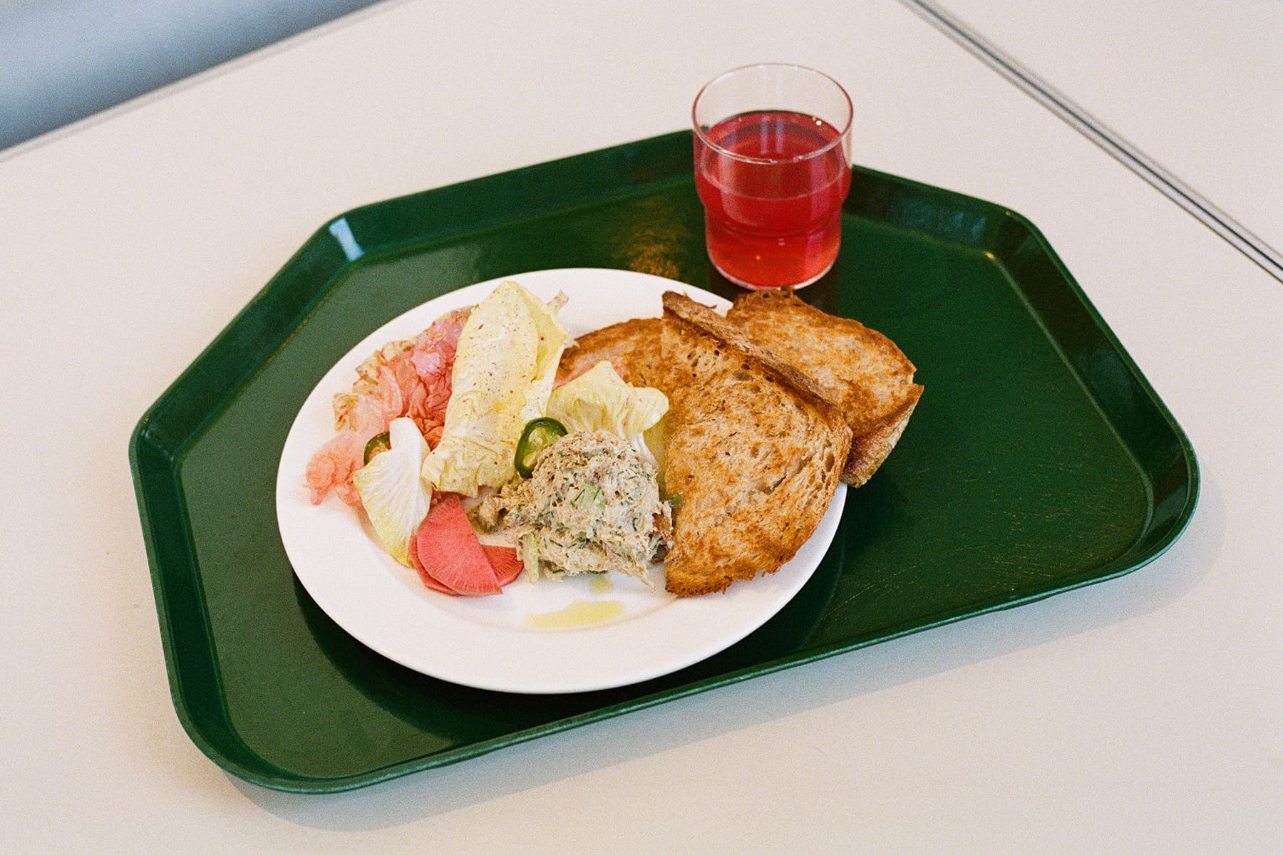 Mackerel Salad with Toast